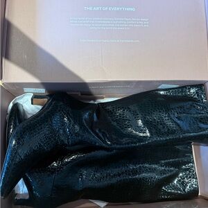 Franco Sarto Black Heeled Boots